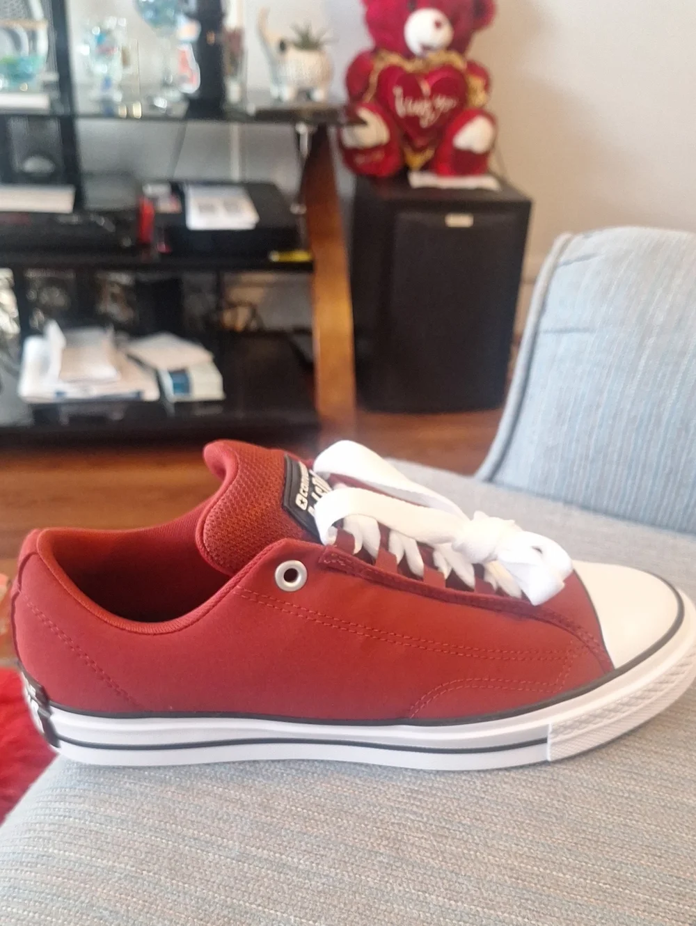Converse Kids' Red Low Top Sneakers - Classic All Star